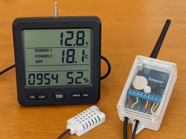FarmKeeper on-site with Keeper device