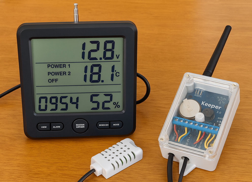 FarmKeeper on-site with Keeper device