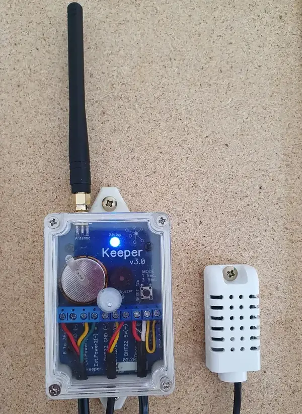Keeper v3.0 control block and display