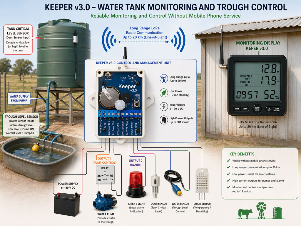 Water tank control